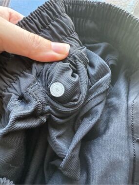 lululemon athletica Black Athletic Shorts with Drawstring